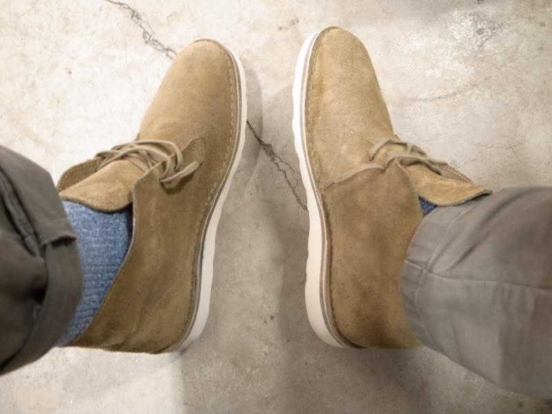 clarks wallabees thin sole